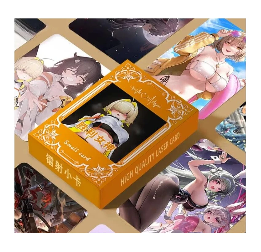 

50 Pc/set Victory Goddess Manga Laser Lomo Card Album Comic Characters Photocard Fans Collection Cards