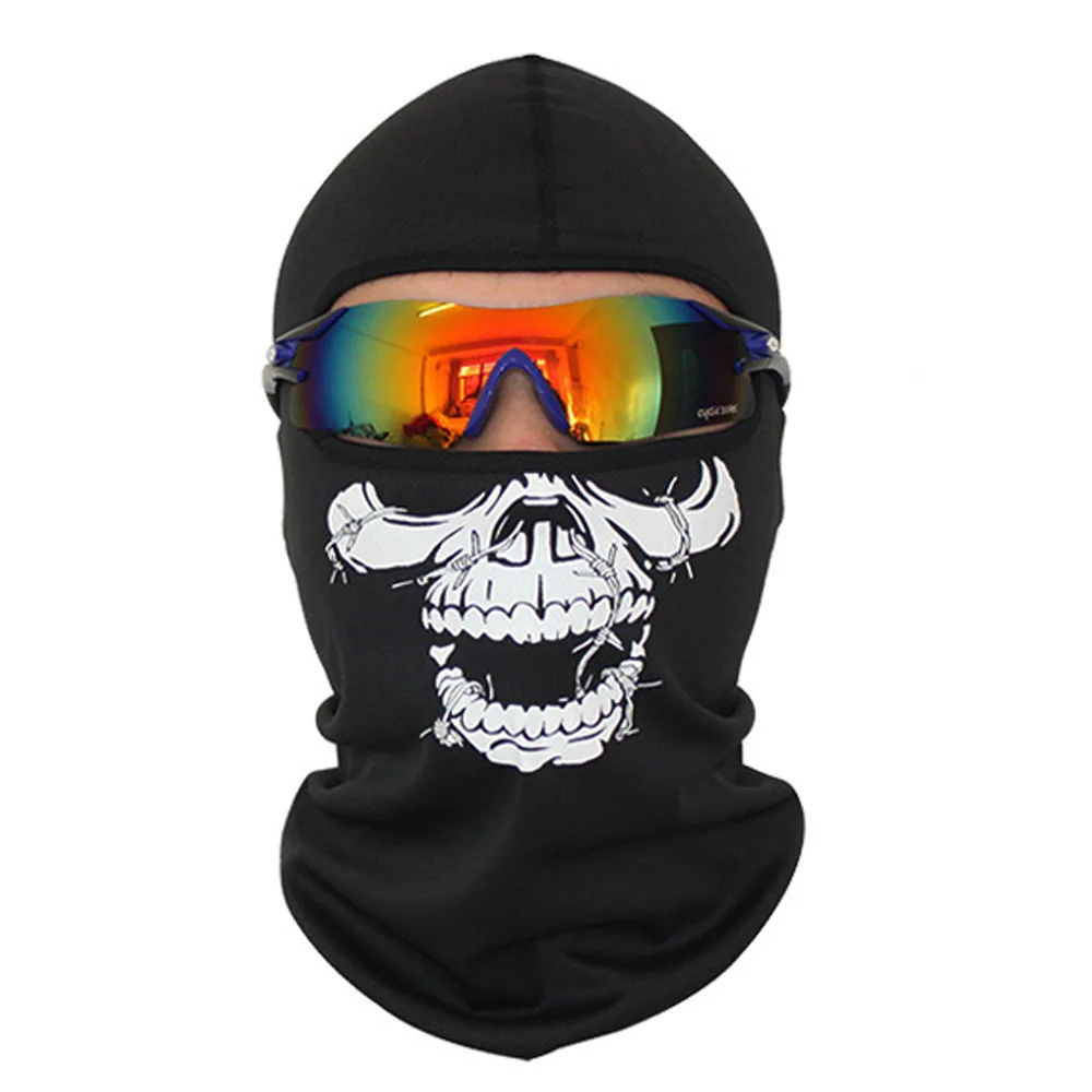 

Breathable Face Masks Skull Mask Seamless Balaclava Mask Headwear Scarf Motorcycle Riding Men Hat Ski Caps