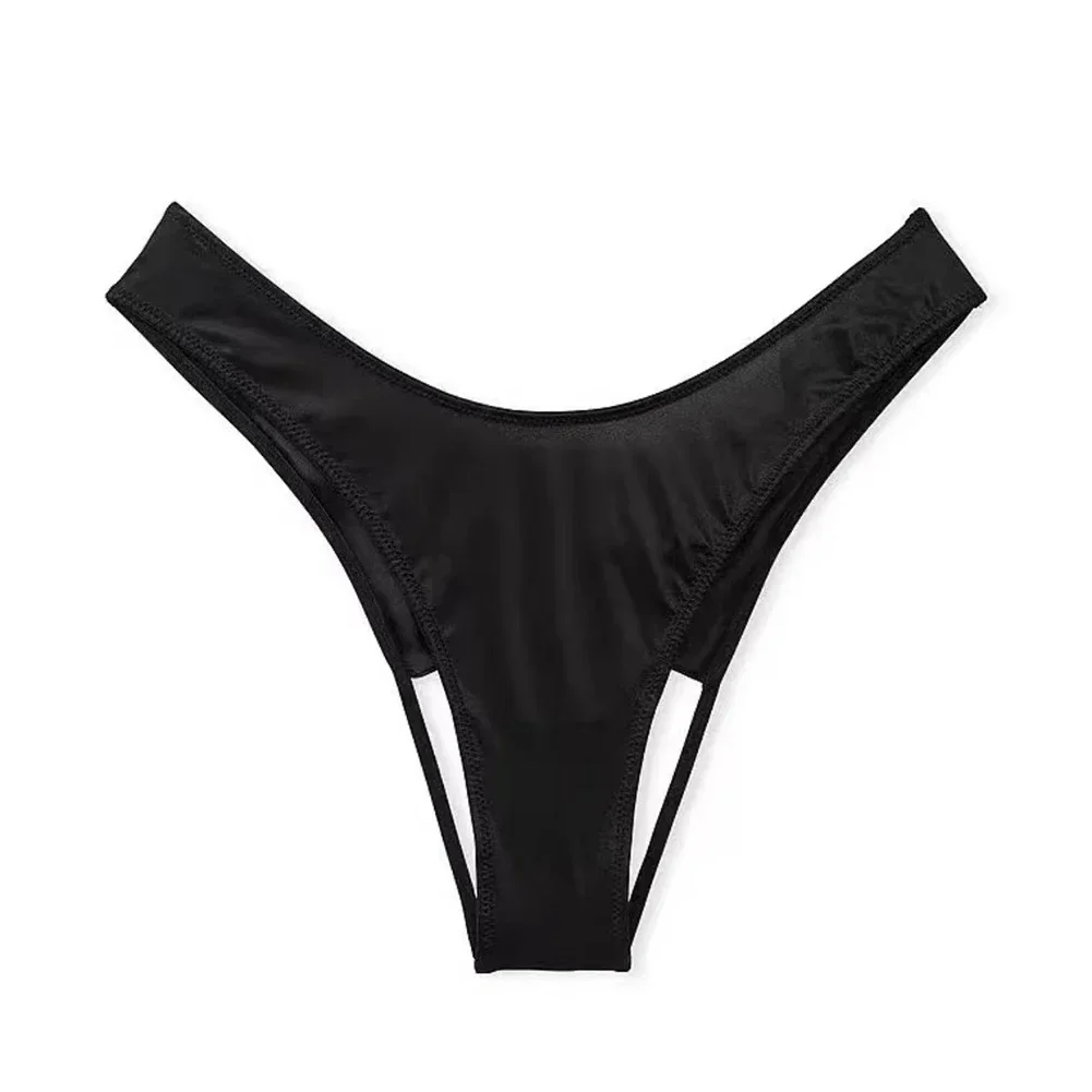 Women Sexy See Through G String Lingerie Big Bow Hollow Out Breathable  Panties Rhinestone Satin Briefs Thong Bare Buttocks