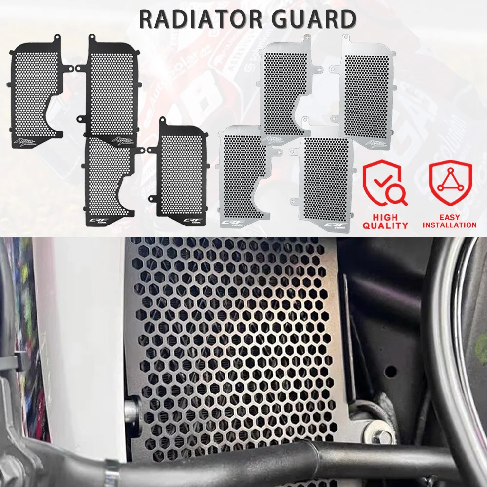 

2025 2024-2020 Motorcycle Radiator Grille Guard Cover For Honda CRF1100L Africa Twin ADV CRF 1100 L Africa Twin Adventure Sports