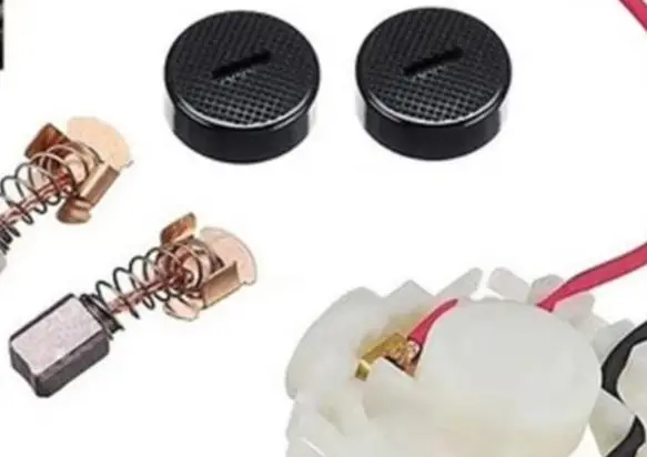 

5-Piece Carbon Brush Set + Brush-Caps + Brush Holder For BGA450, BGA452, DGA452, BJS161, CB-430 Parts