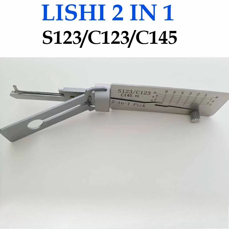 

Repair Tools Residential Smith C123/S123/C145 Lishi 2-in-1 Pick Opener&Decoder Tools Smith Supplies Key Decoder Full Set Ganzua