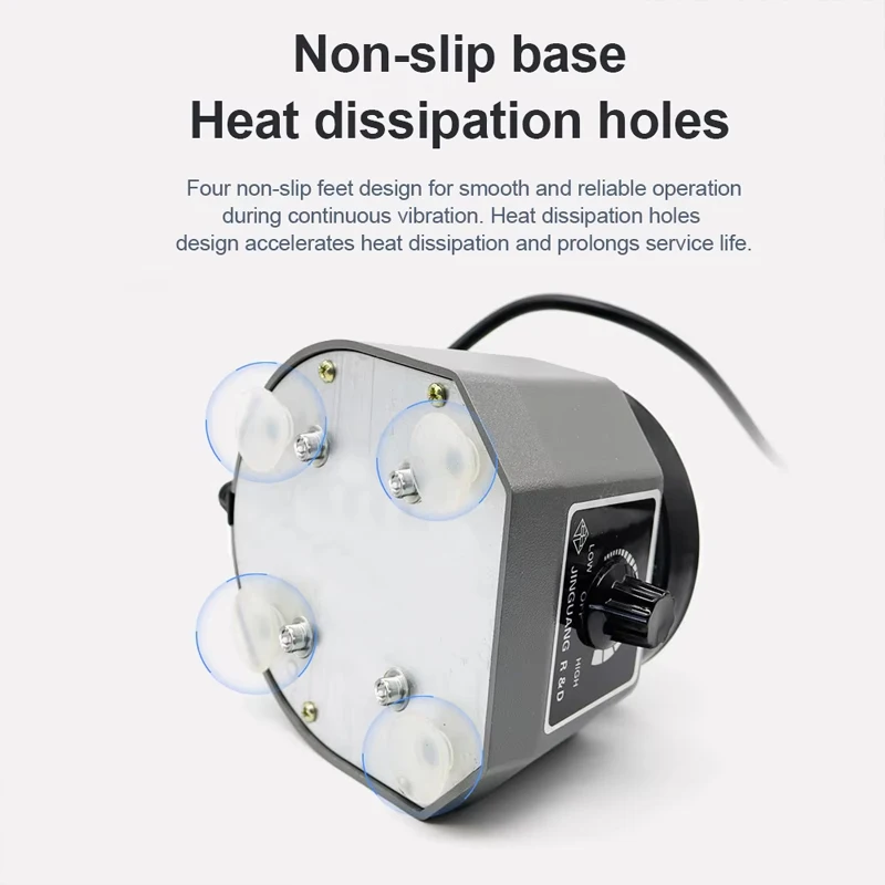 4" Round Shaker Plaster Vibrator Plate 110V/220V Lab Vibrator Dental Equipment Machine Variable Intensity Shaker Adjust Speed