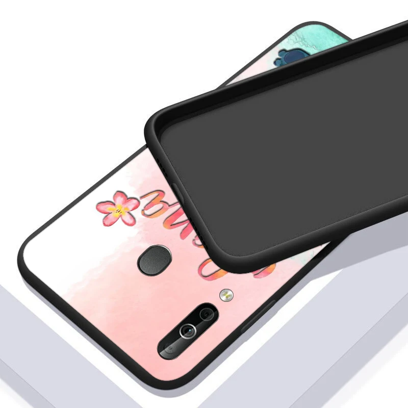 Disney OHANA Stitch Cute Phone Case For Samsung Galaxy A90 A80 A70 A60 A50 A40 A30 A20 A2 Core Silicone Soft Black Cover Fundas