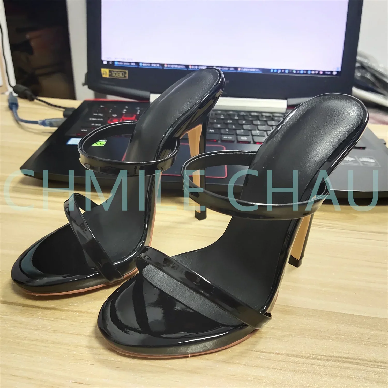 【Measure your feet length before order】Concise Luxury Designer Women Sandals Sexy Super High Heel Fetish Banquet Shoes 8-CHC-32