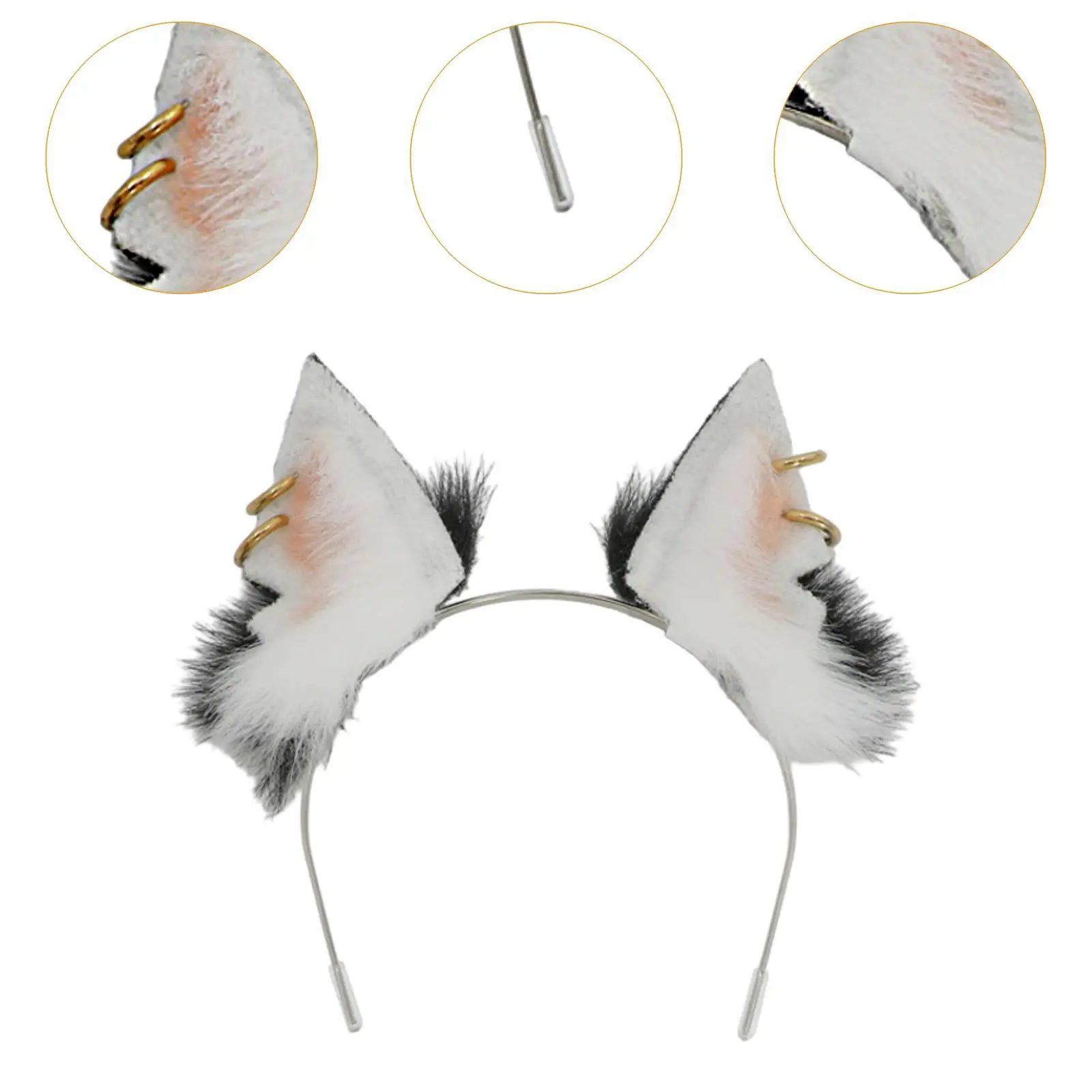 動物の耳カチューシャヘアアクセサリー犬耳帽子装飾かわいい人形コスチュームカーニバルロールプレイ面白いギフトドレスアップダンス