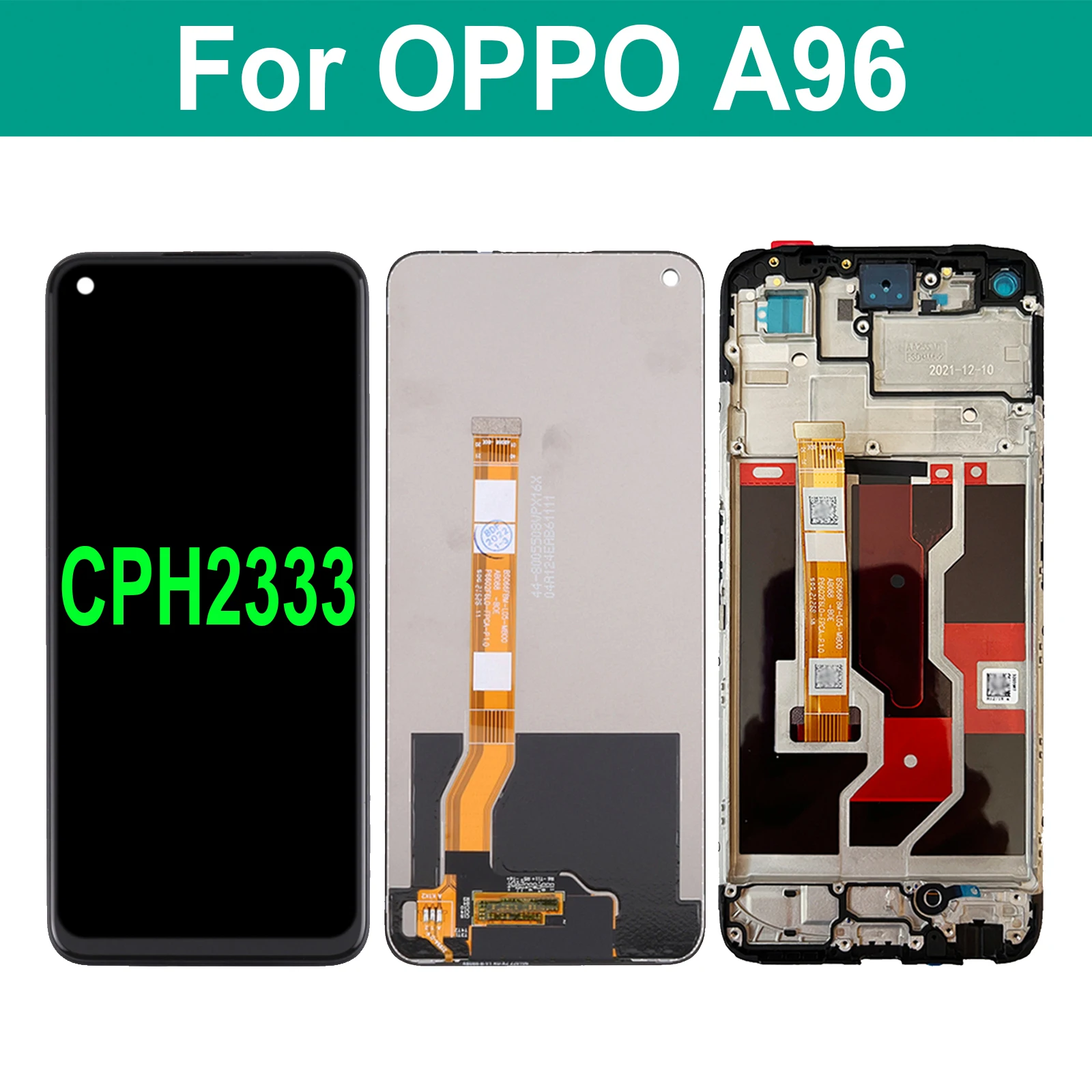 

6.59'' Original For OPPO A96 CPH2333 LCD Display Touch Screen Digitizer Assembly