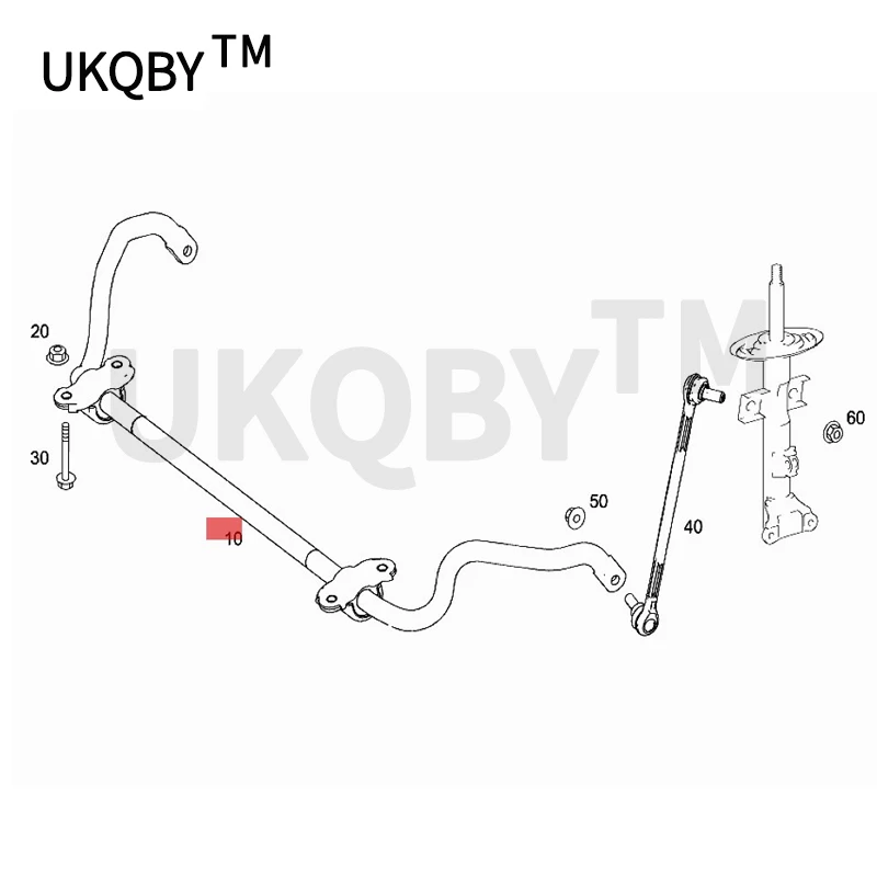 FG2 120 04F G21 200 5FG 212 006 FG2 120 20F G21 202 1 Front side of torsion bar with support Front stabilizer bar