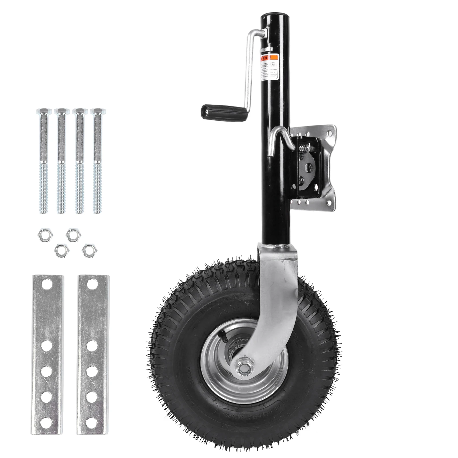 

Trailer Jack with Wheel 2000 Lbs Capacity Swivel Marine Trailer Tongue Jack 11in Vertical Load for RV Boat