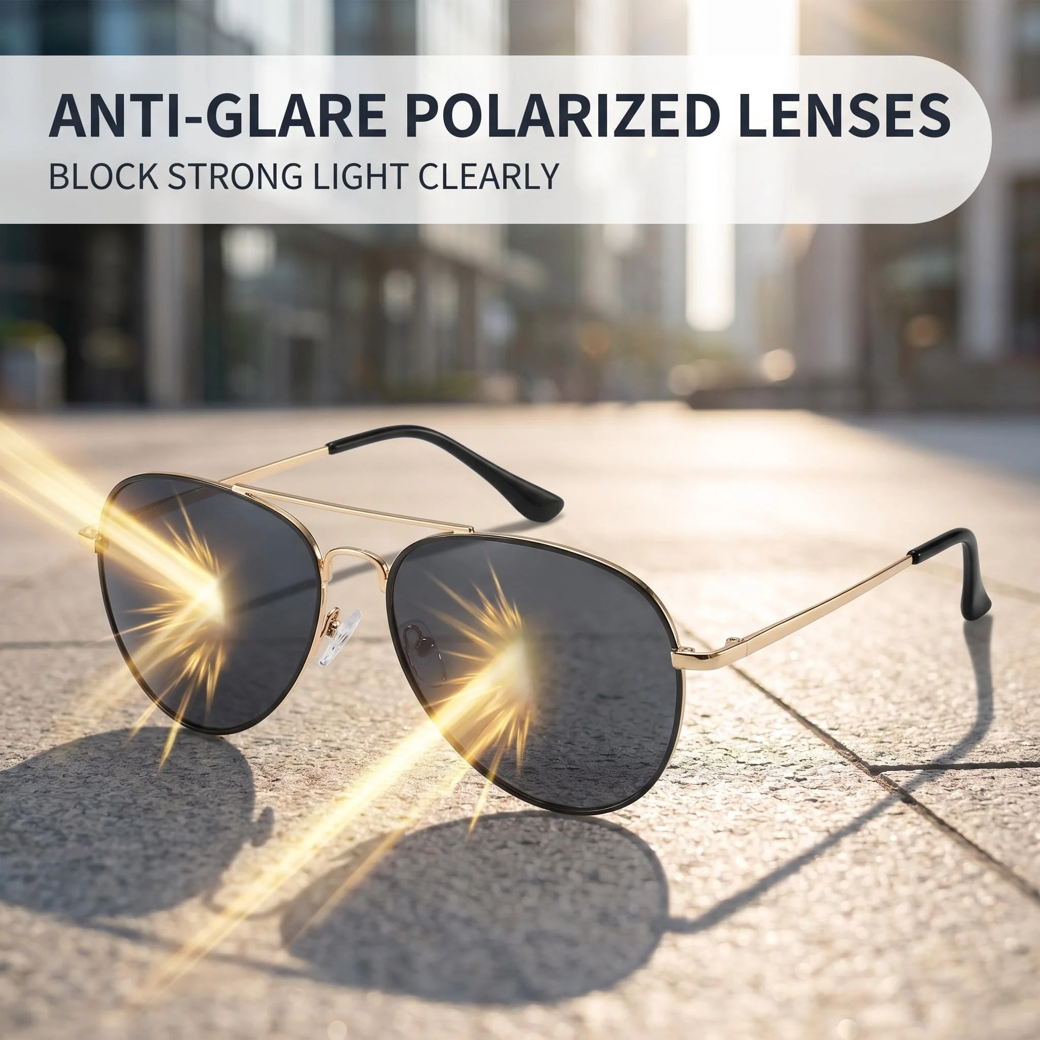 Gafas de sol de aviador de met - Sunglasses Aviator Polarized reseña y precio