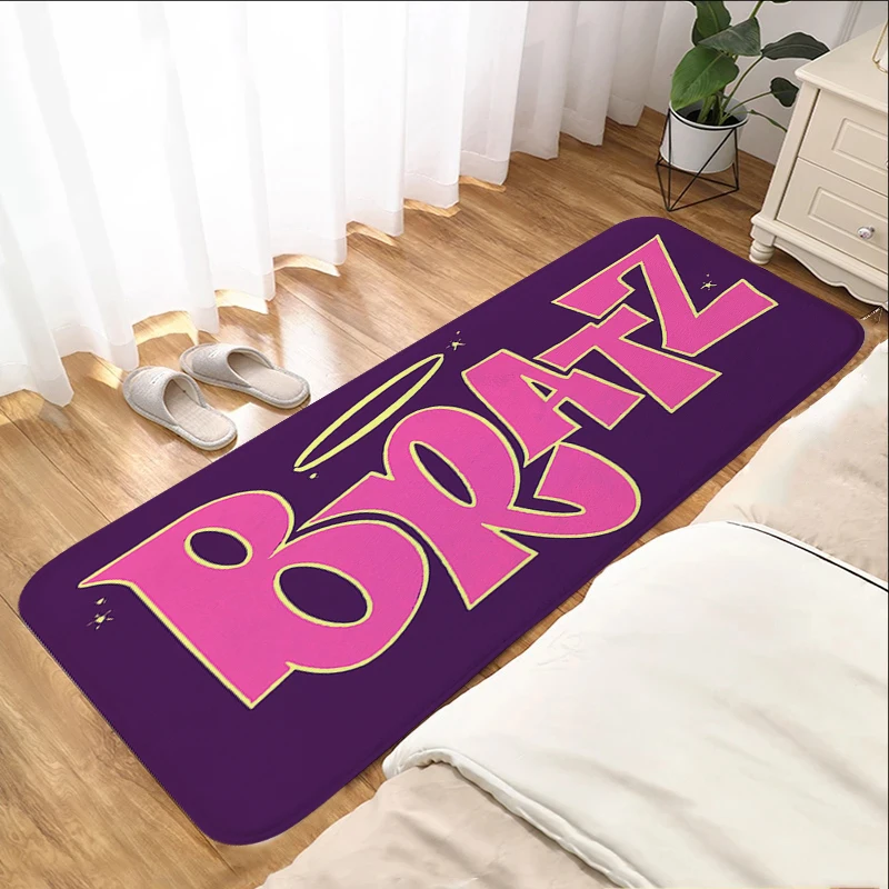 Bratz Rugs Carpet Entrance of House Children Room Mat Floor Rug Washable Non-slip Kitchen Rug Doormat Entrance Door Carpets Home