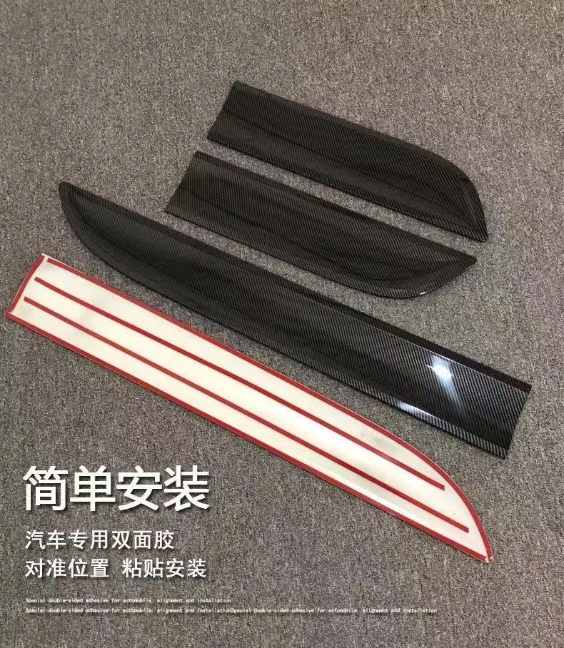 

Защита двери автомобиля для Porsche Macan, крышка дверной пластины из углеродного волокна, обшивка, комплект отделки, добавленный стиль 2014, 2015, 2016, 2017, 2018, 2020