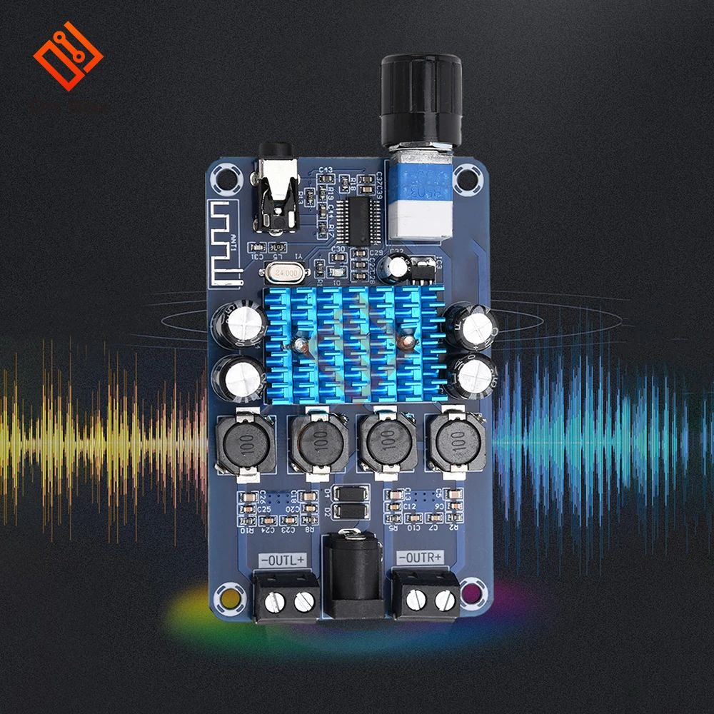 DC12-24V Bluetooth-совместимая плата цифрового усилителя мощности 50 Вт + 50 Вт стерео усилитель высокой мощности TPA3116D2