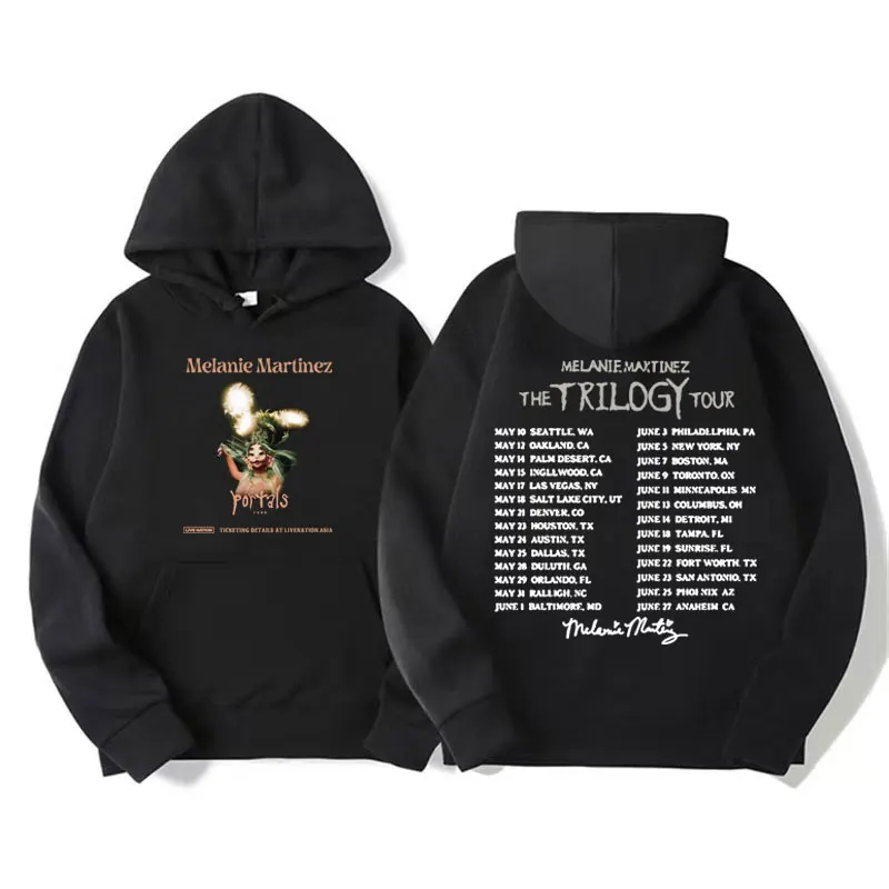 

The Trilogy Tour 2024 Melanie Martinez Portals Album Hoodie Y2k Sweatshirt Men Women's Clothing Fashion Hip Hop Harajuku Hoodies