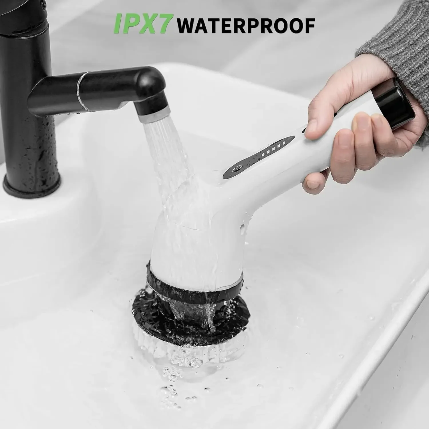 فرشاة تنظيف كهربائية لاسلكية نافذة الحمام المطبخ السيارات متعددة الوظائف آلة التنظيف المنزلية الدوارة