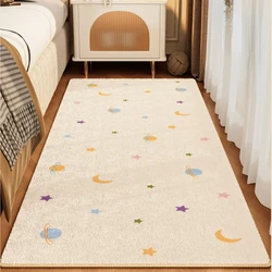 Children Bedroom Decor Bedside Carpet Soft Fluffy Baby Crawling Mat Cute Cartoon Carpets for Living Room Thick Plush Lounge Rug