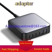 Adattatori per caricabatterie Ugreen tavolo USB C da 100W 200W Nexode rapido GaN PD a 6 porte ricarica da USB C a C da 3 piedi
