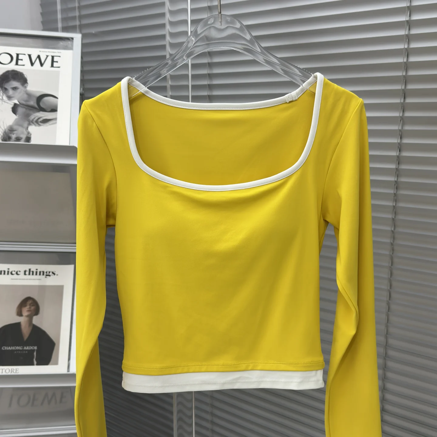 

Color Blo Одежда для йоги Женская облегающая футболка для пилатеса Simple Matched Slim Fit Top Дышащая футболка Qui Dry Swe...