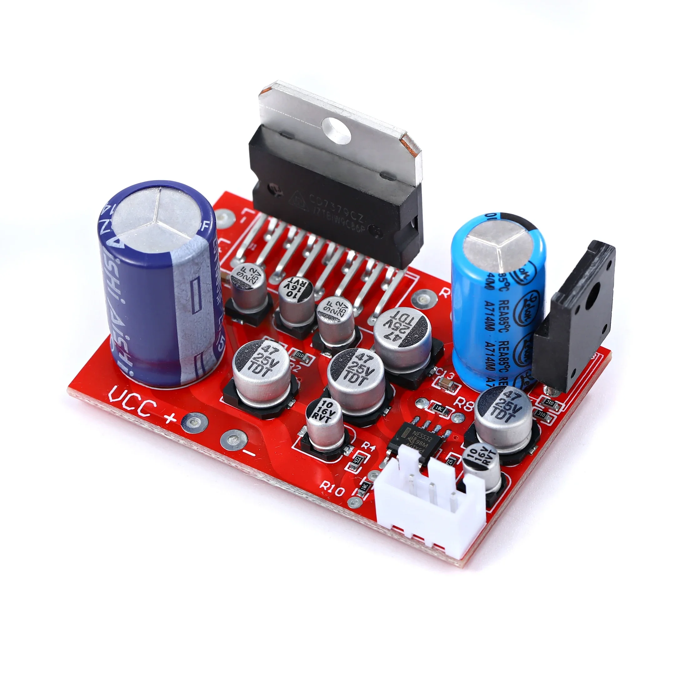 Power 38W+38W amplifier board CD7379 NE5532 pre-amplification effect exceeds AD828 compatible TDA7377