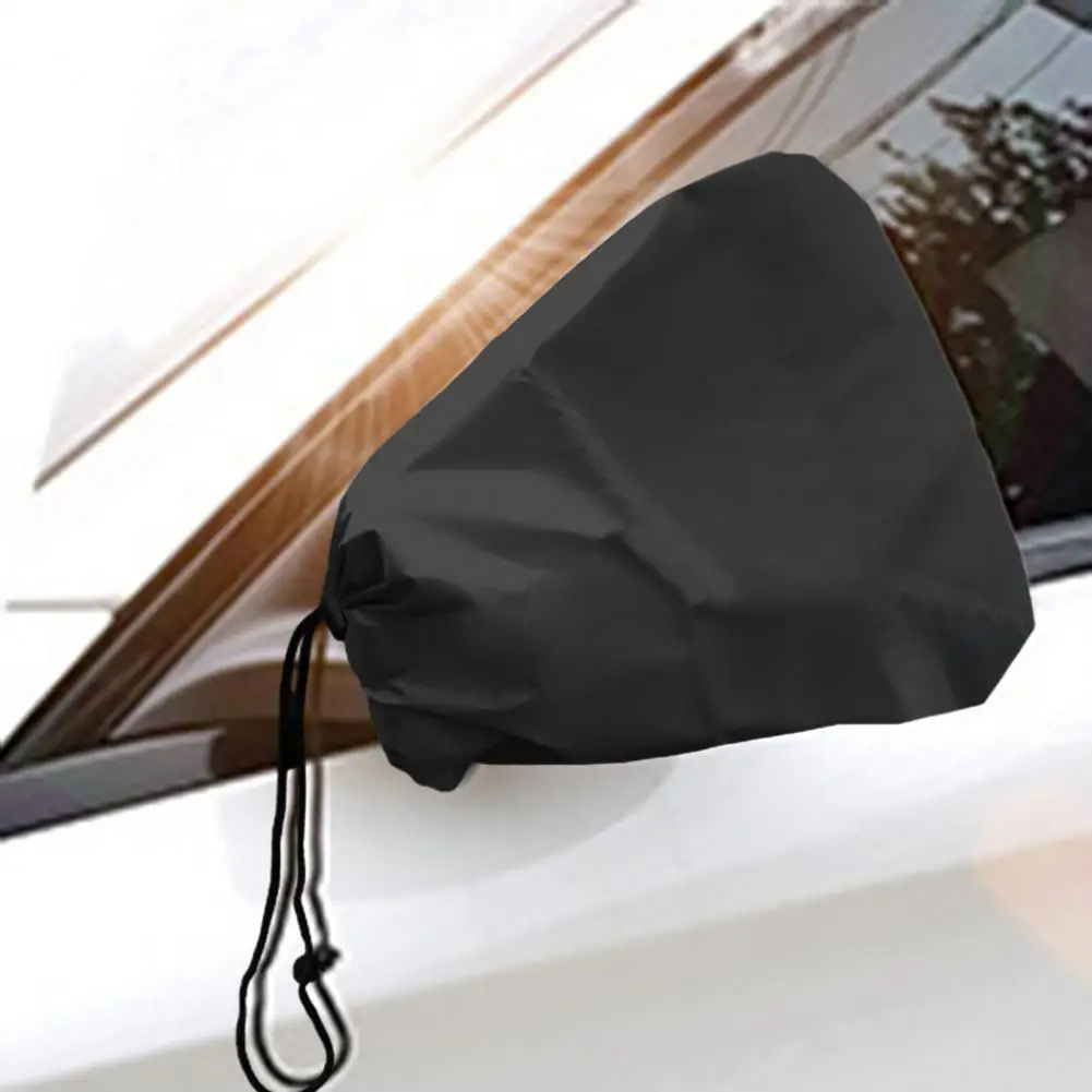 Anti freeze Car Mirror Cover Universal Car Side Mirror Covers for Freeze Snow Sun Adjustable Drawstring Weather proof