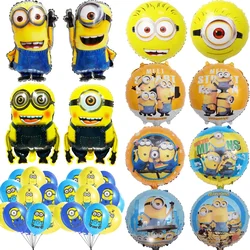 Cartoon Banane Mann Geburtstags feier Dekorationen Cartoon Helium Latex Luftballons Set Baby party Party liefert Kinder Spielzeug Geschenke