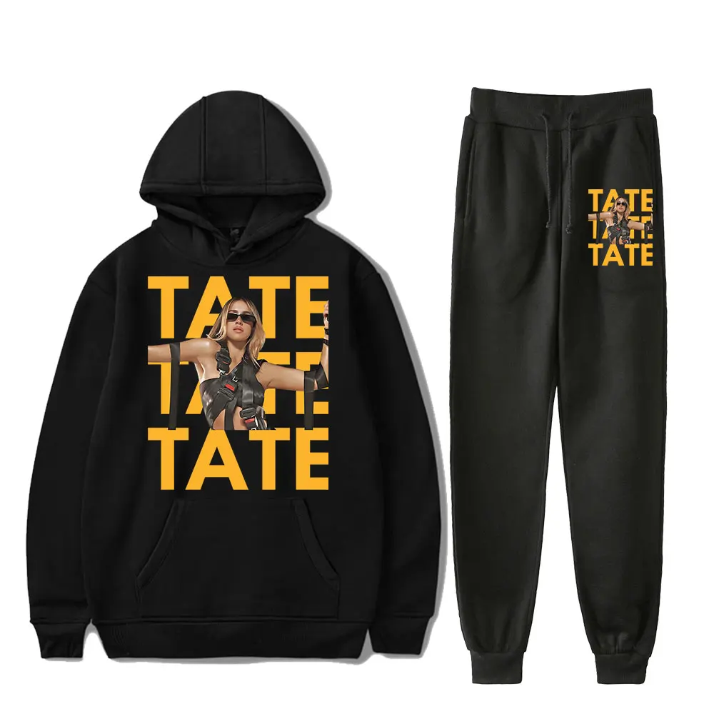 Tate McRae Miss Possessive Tour 2025 Vintage 90s PULLOVER Fashion Merch Hoodies Set Men Women Hoodies Pants Two-Piece Sport