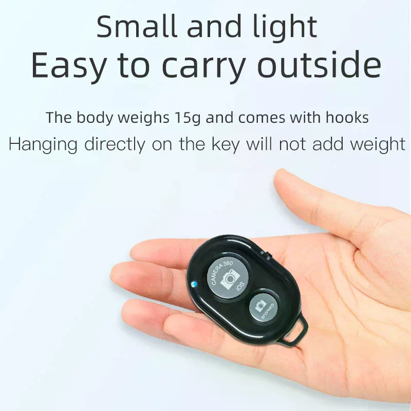 Wireless Bluetooth Camera Remote For Smartphones - Control Your Phone's Camera To Click Photos & Videos