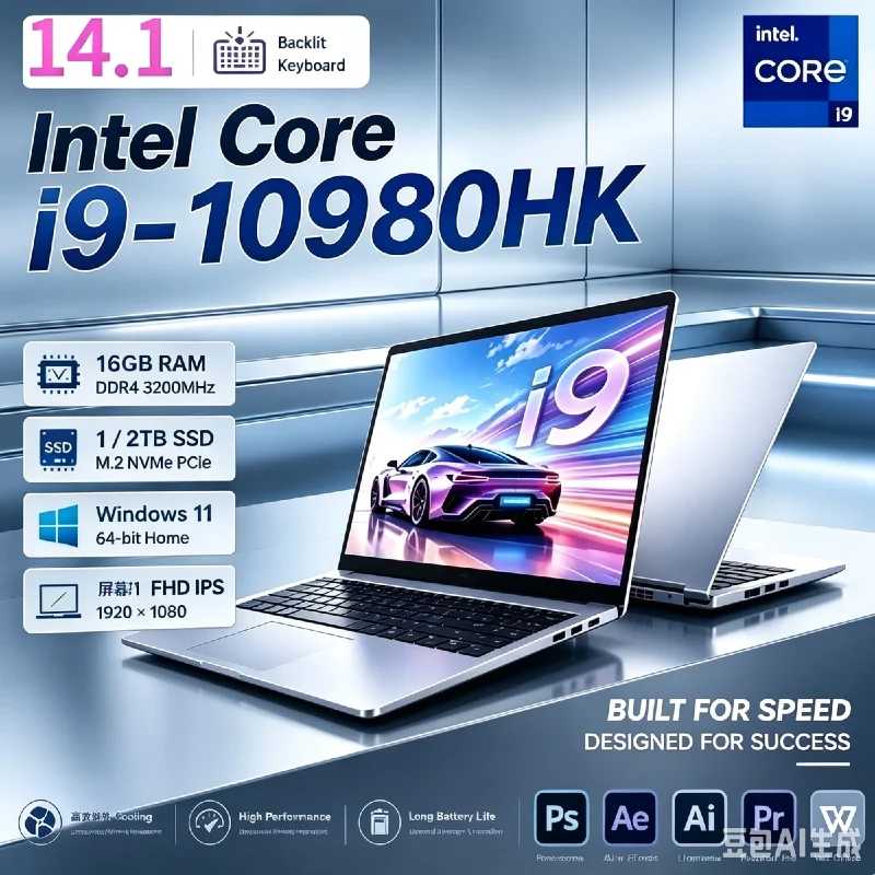 Pc Gaming Portable - Intel Core i9‑10980HK 2026 14,1-calowy przenośny