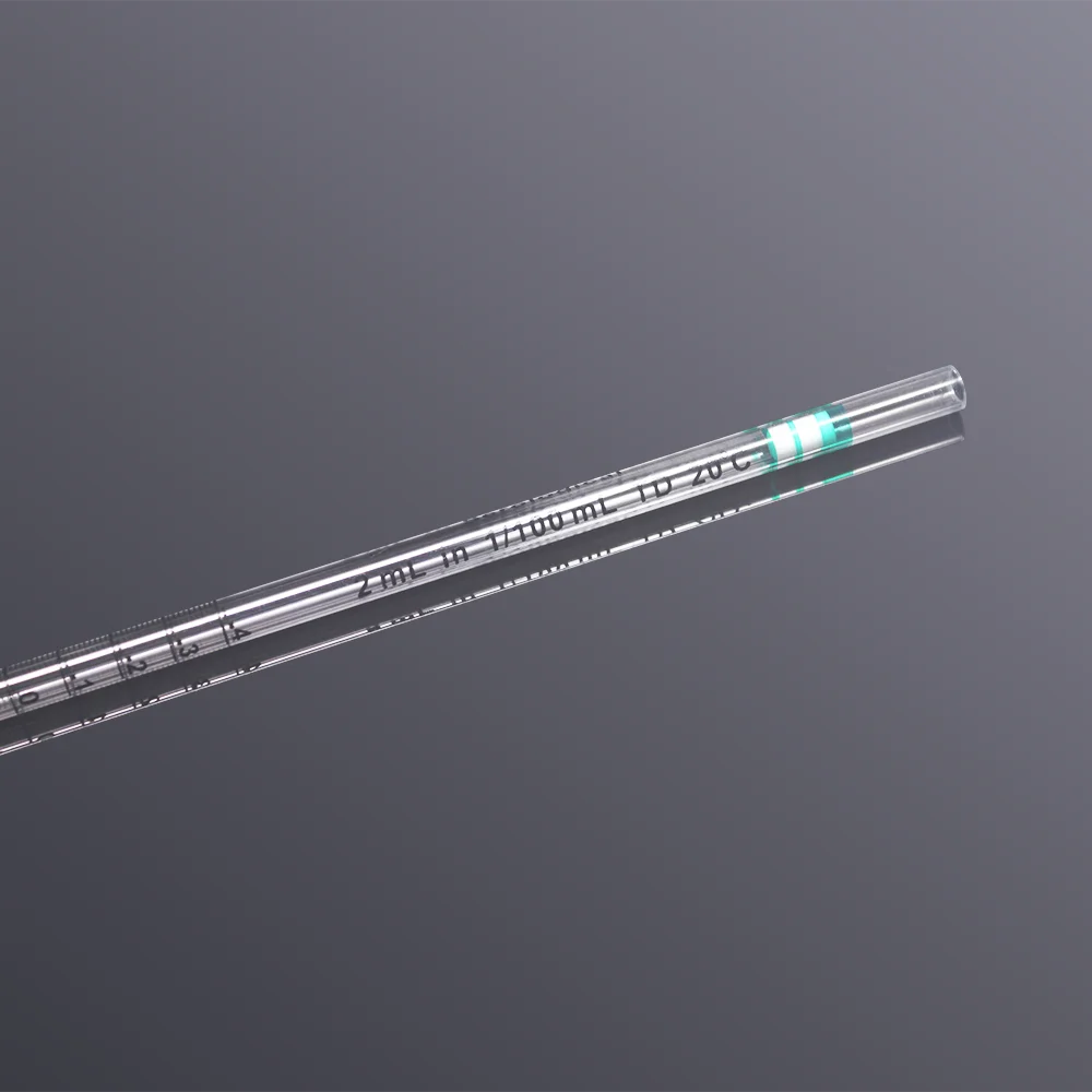 LABSELECT SP-003-2 2ml Serum Pipettes Individually Packed in Papier-mâché Sterile Plastic Pipette With Scale