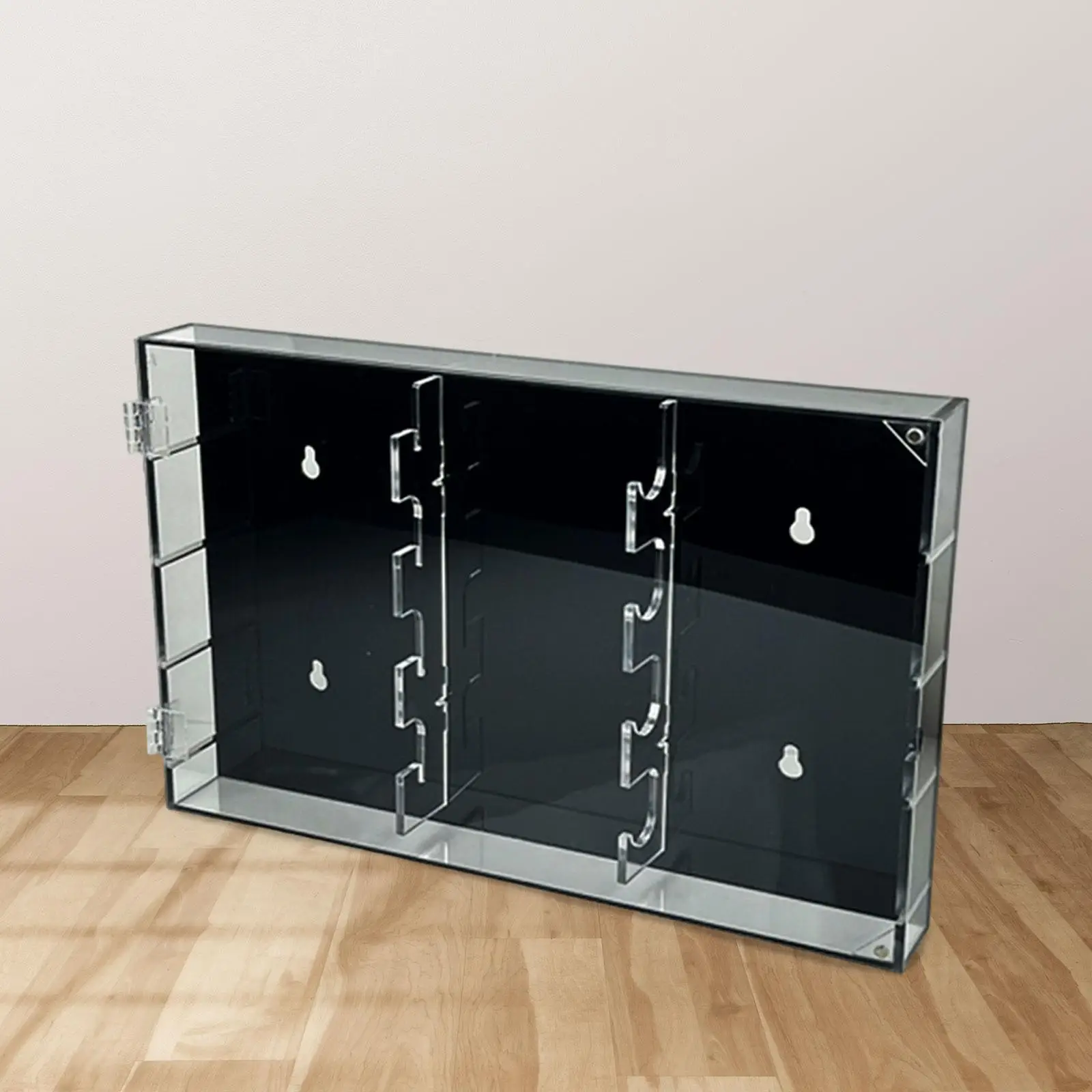 Acrylic Collection Display Cabinet Display Stand Sturdy Accessory Cabinet Collections Stand for Wall Kitchen Home Indoor Outdoor