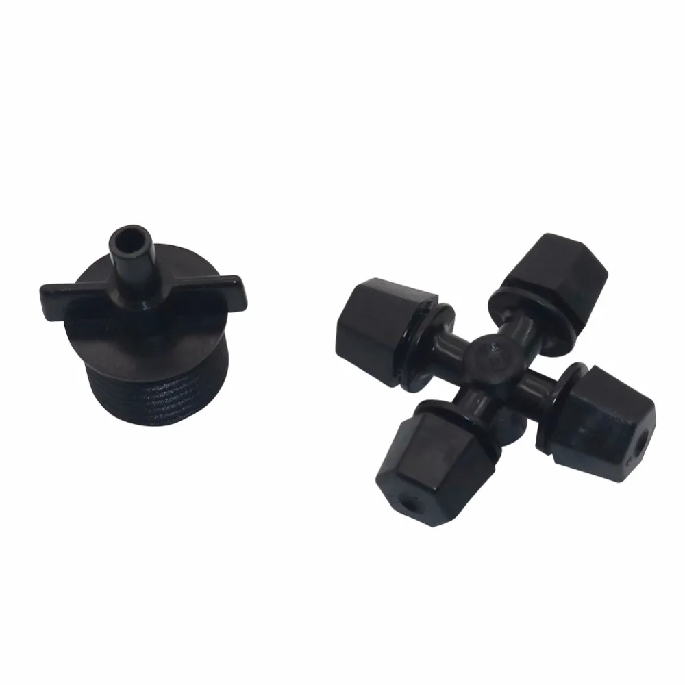 5 pcs 1/2'' thread Cross fog spray nozzle atomizing fog garden sprayer nozzle outdoor cooling systems irrigation sprayer