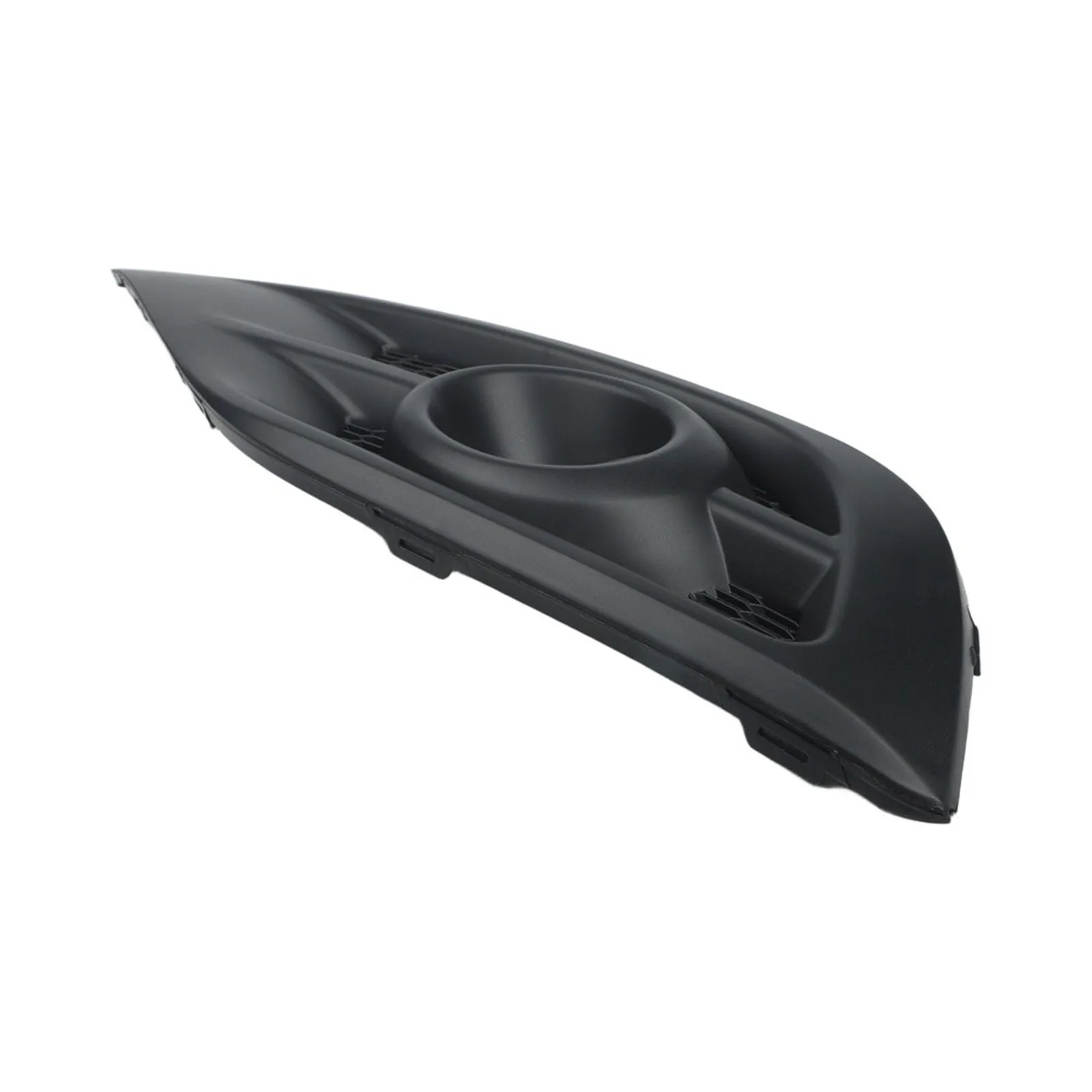 Black Fog Light Bezel No Drilling Required Polypropylene Material Weather Resistant Design For Honda CRV 2012-2014