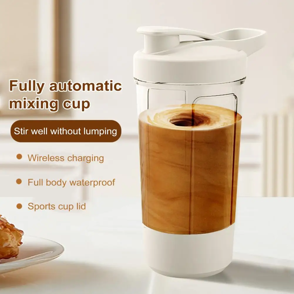 1 Piece 400ml Portable Charging Electric Stirring Cup Automatic Self Mixing Cup-Sports Cup with Electric Stirring