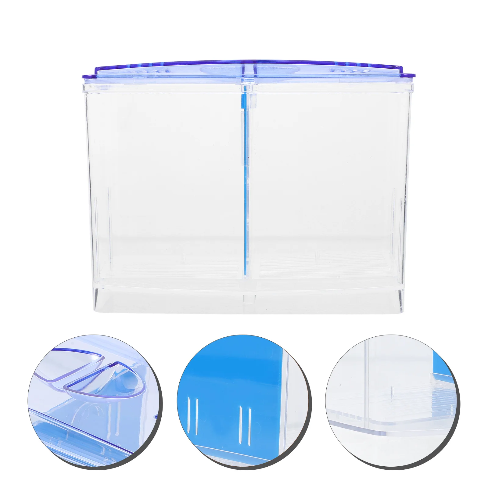 

Fish Tank Isolation Box Transparent Aquarium Breeding Box Guppy Fry Nursery Hatchery Fish Observation Container