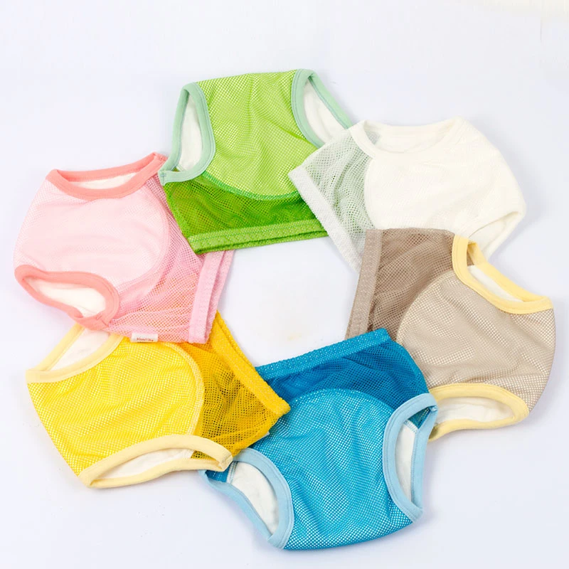 Soft Cotton Baby Underwear Boys Underpants Briefs for Girls Unisex Panties for Babies Kids Training Panty Reusable and Washable