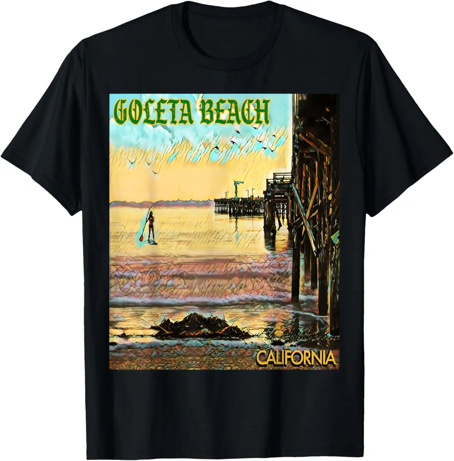

Футболка Goleta Beach Pier California