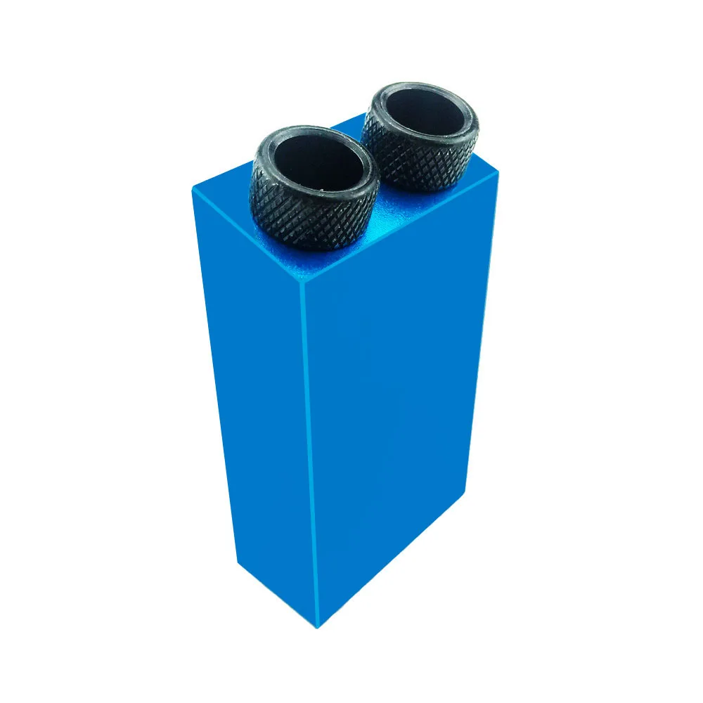 Allsome Tasche Loch Jig Kit, 15 grad Holzbearbeitung Geneigt Loch Jig mit 6/8/10mm Stick Adapter für Winkel Bohren Löcher