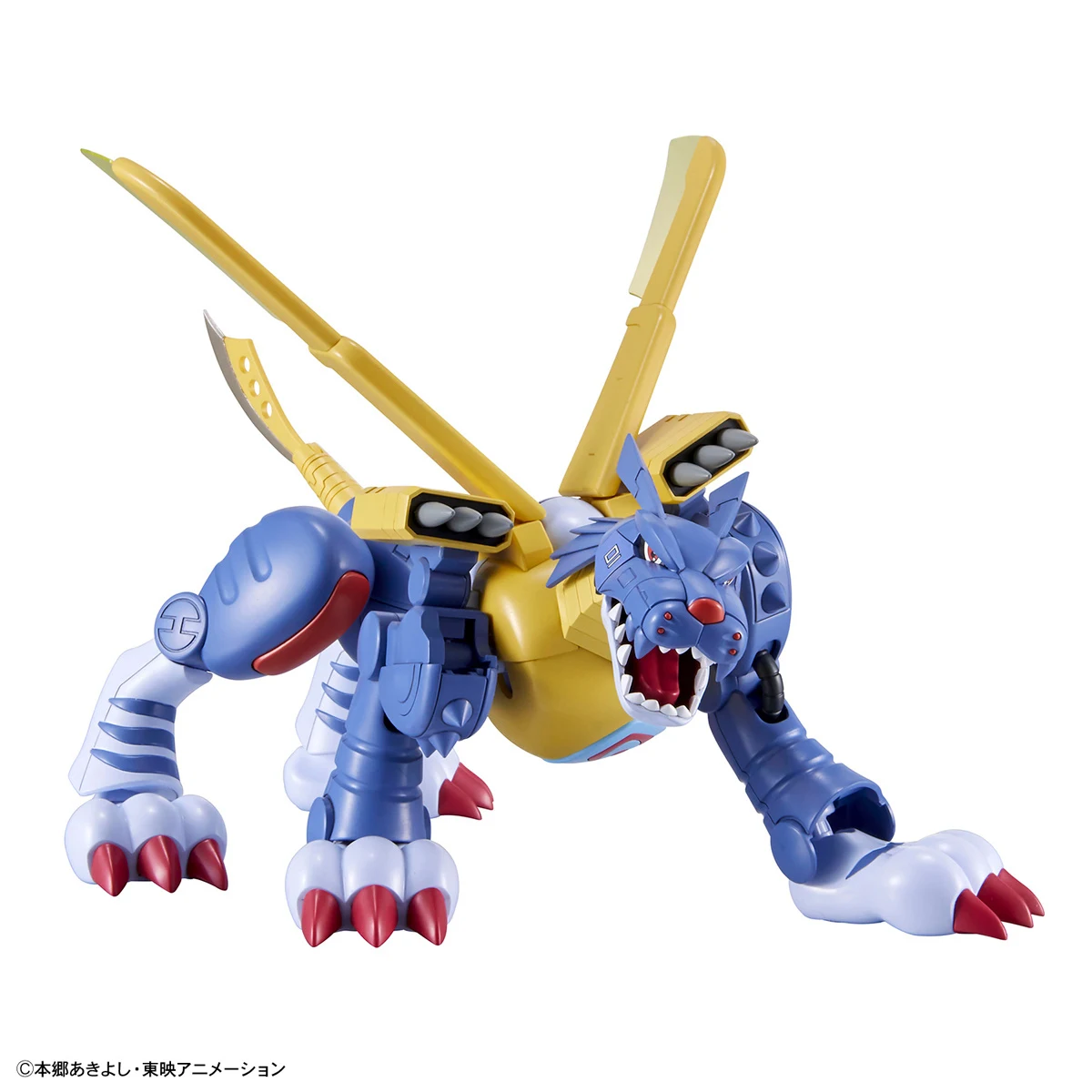 Original Bandai Anime Figures Digital Monster Digimon Adventure Figure-Rise FRS Metal Garurumon TV Version Assembly Model Toys