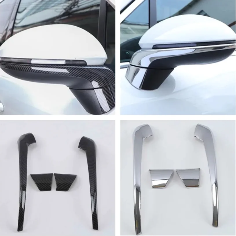 

For Porsche Cayenne 2018 - 2022 Accessories Rearview Mirror Strips Cover Trim