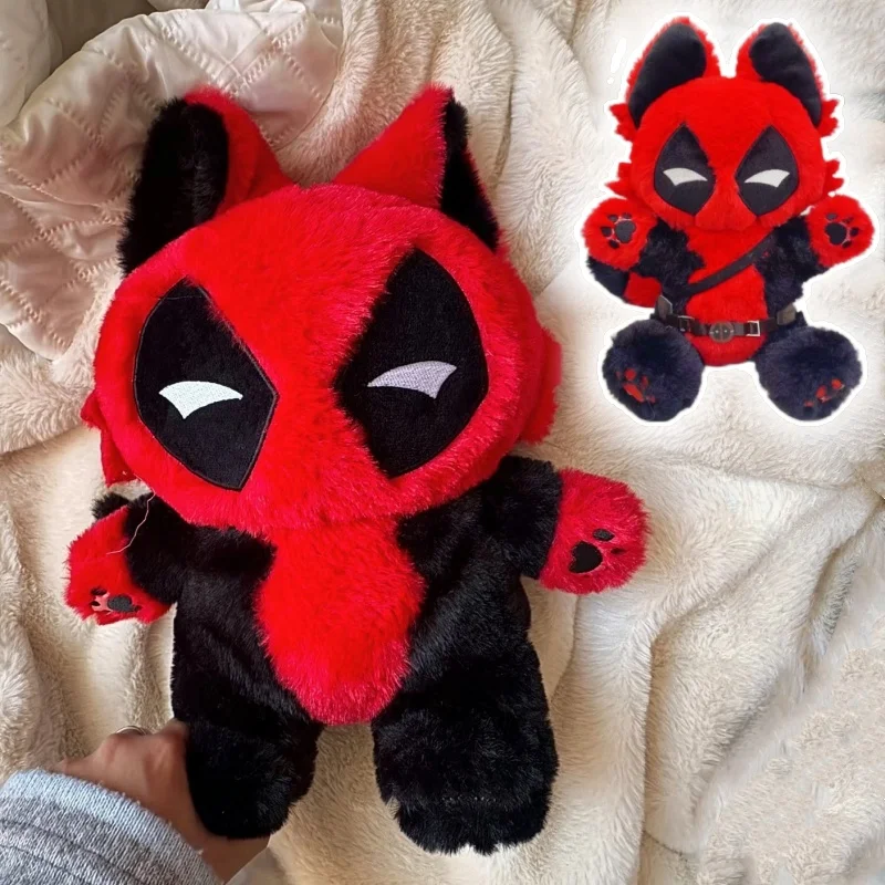 Muñeco de 30 cm de Deadpool y Spider-Man, Figura de Acción con Temática de los Vengadores, Juguete de Peluche de Spider-Man, Regalos