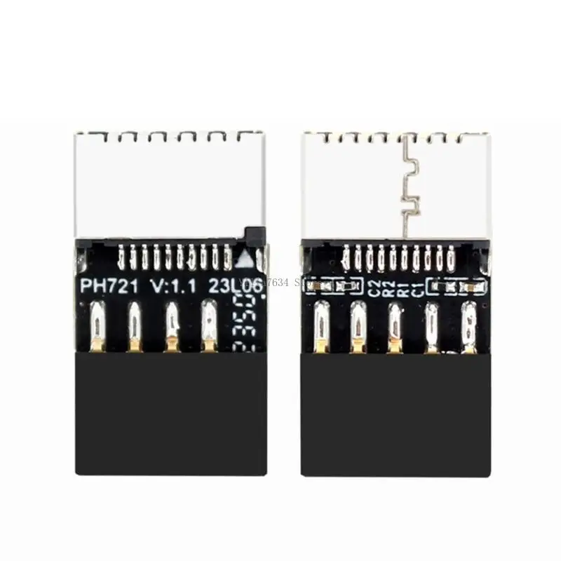 USB 2.0へのタイピーアダプターへの小さなサイズとデスクトップマザーボードポート拡張のための高速速度