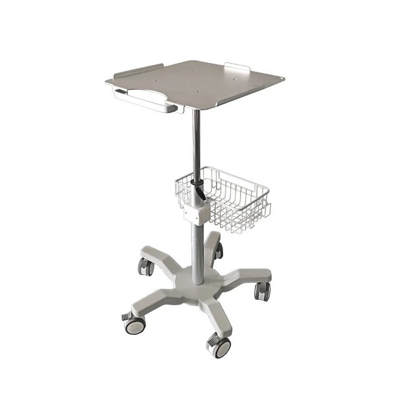 scanner instruments trolly cart mobile  with table top for ultrasound machine hospital medical