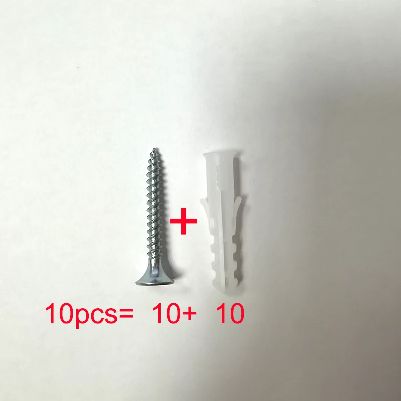 30mm metal screws Ceiling top side Mounted Curtain Track Rail screws Windows Balcony Plastic Bendable Home Decor Accessories A1