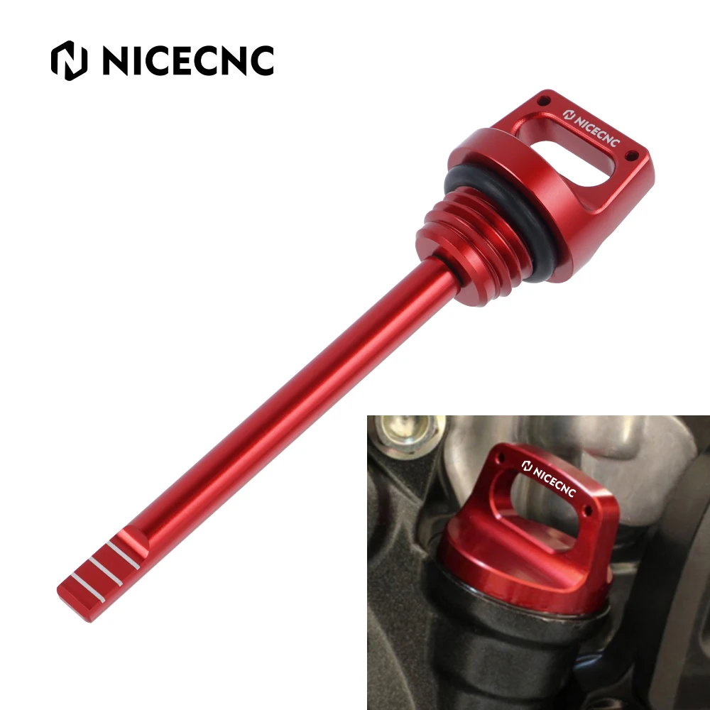 

NiceCNC Engine Oil Dipstick Filler Cap Cover For Honda CRF450R CRF450RX 17-20 CRF450RWE 19-20 CRF 450R 450RX 450RWE Motorcycle