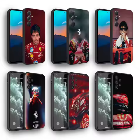 C-Charles Racing Formula-F1 Leclerc Phone Case For Samsung Galaxy S25 S24 S23 S22 S21 PLUS ULTRA