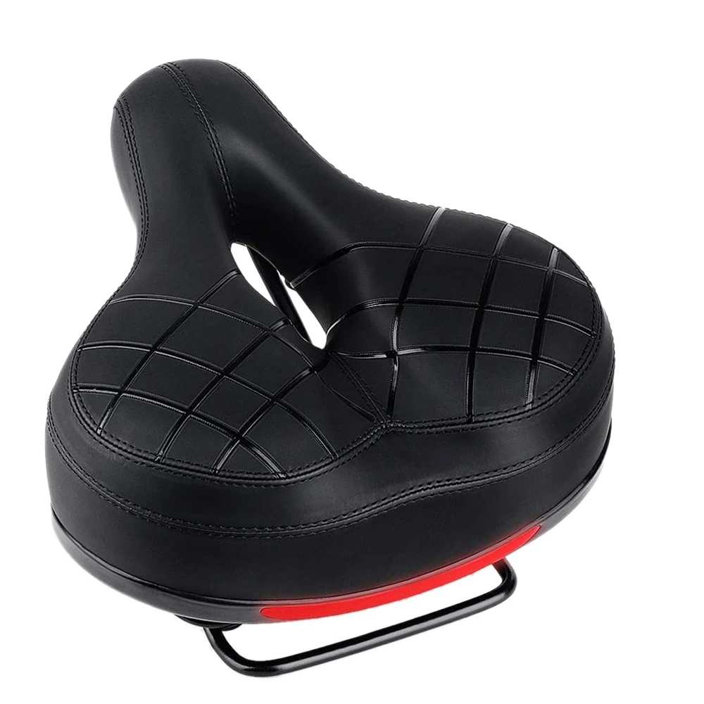 

ABXI Comfortable Bike Saddle Wide Bicycle Saddle Seat Hollow Rainproof Seat Pad For Men Women Mountain Road Bikes City Bikes