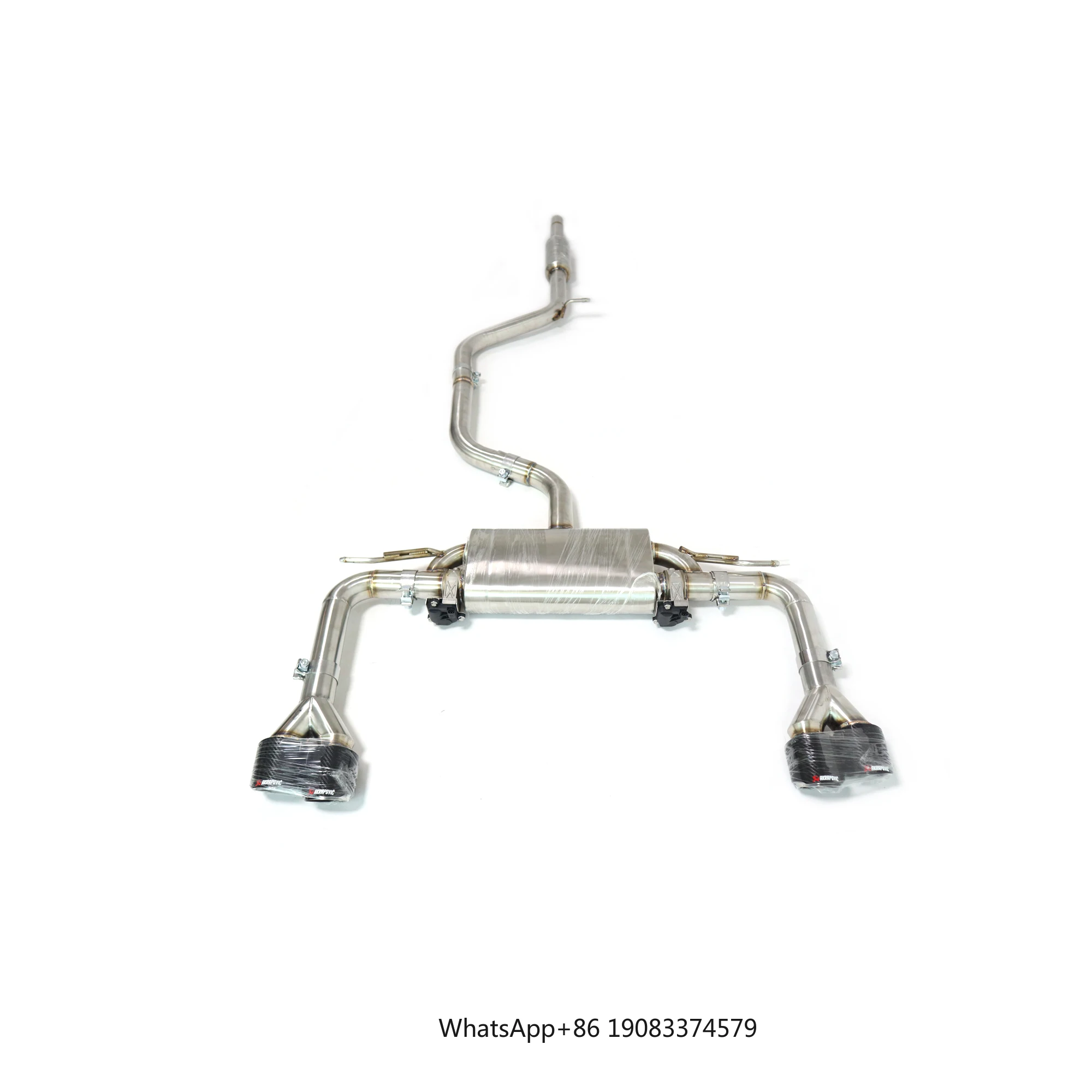

ING Auto Performance Parts Stainless Steel Catback Exhaust for Audi A3 1.4T 1.8T 2.0T Electronic Valve Muffler Tuning System