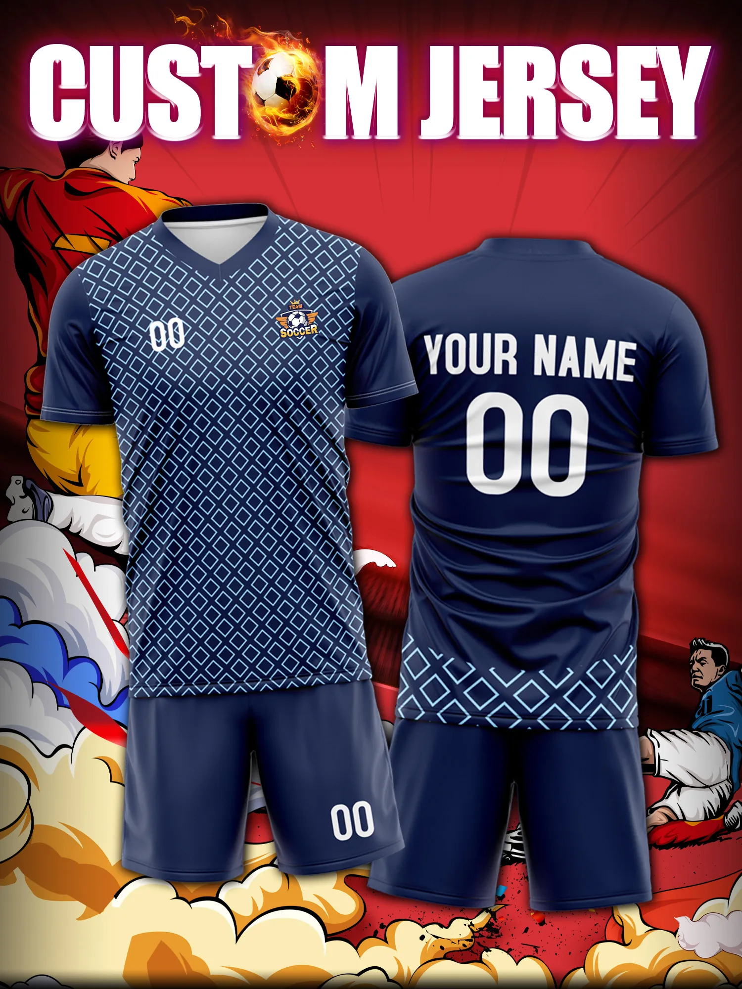 

Спортивные футболки с V-образным вырезом для мужчин и женщин 2026 года с индивидуальным именем и номером, быстросохнущие, модные, с технологией сублимации