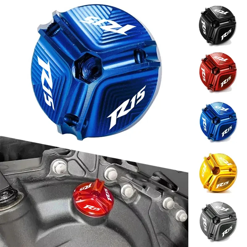Motorcycle Accessories Engine Oil Filler Cap Oil Plug Cover For Yamaha YZF-R15 YZFR15 YZF R15 V3 V4
