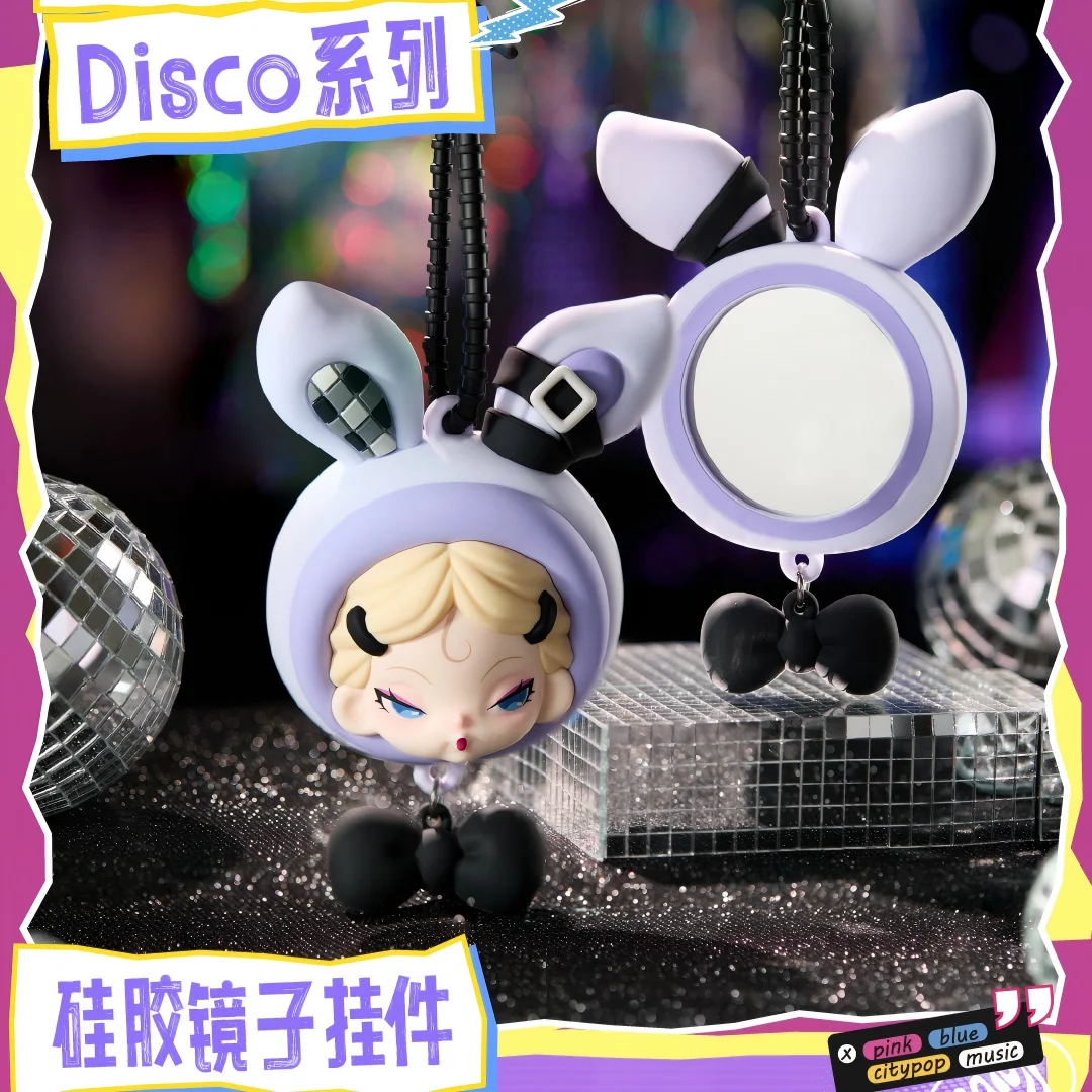 

New Product In Stock Dododonami Shiny Cat/Diamond Rabbit Limited Edition Trendy Mirror Hang Card Surprise Gift For Girls